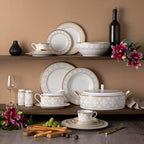 Noritake Trefolio Gold Set of 4 Tea Cup, 7-1/2 oz. - Image 2