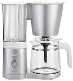 ZWILLING Enfinigy Glass Drip Coffee Maker 12 Cup, Awarded the SCA Golden Cup Standard, Silver by Zwilling
