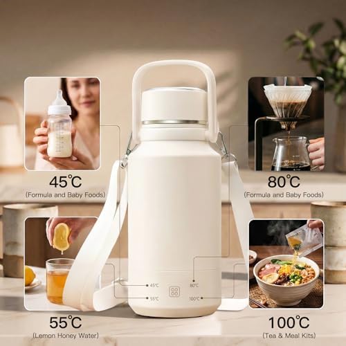 MEGAwise Travel Electric Kettle: 1L Portable Water Boiler for Tea & Coffee - Image 2