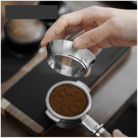 Espresso Coffee Dosing Funnel Compatible 51/53/54/58mm Stainless Steel Coffee Dosing Ring Barista Tools(53 or 54mm) by Unknown