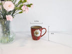 rockgoldbug Ceramics 12oz Coffee mugs set of 4,cups,Underglaze Technique - Image 3