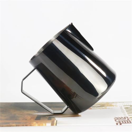 Milk Frother Cup Stainless Steel 304 Stainless Steel Tip Milk Foam Cup Fancy Frothing Pitcher Coffee Latte Art Tool 350ml/450ml/600ml(350ml) - Image 6