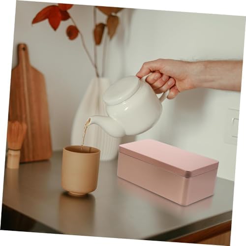 Boxes Storage Box Tea Storage Containers Candy Storage Tin Jar Metal Tea Tin Loose Tea Leaf Tin Container Coffee Tea Canister Candy Tins Cans Spice Tin Gift Coffee Can Iron-Silver+Goldenx2pcs - Image 5