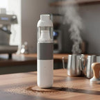Vacuum Compact Grounds Cleaner Vacuum Blower Cordless USB Rechargeable Body Targeted Cleanup for worktops Areas Mouths Suitable for Coffee Shops counters Espresso Stations Household use - Image 4