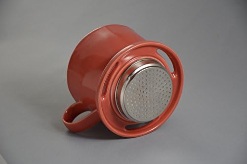 Toyo Ceramics Arita Ware Detachable Eco Dripper Red - Image 2