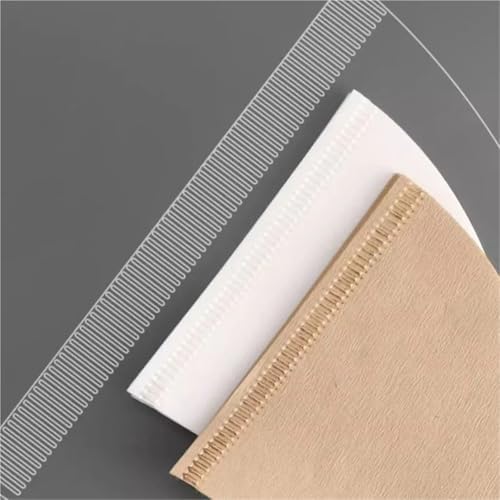 500 Pcs Conical Wood Pulp Filter Paper – Hand-Brewed Coffee Drip Sheets for Household Cafes(White) - Image 3