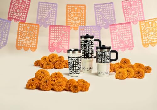 STANLEY Quencher ProTour Flipstraw Tumbler, 20 oz, Salt Papel Picado - Image 6