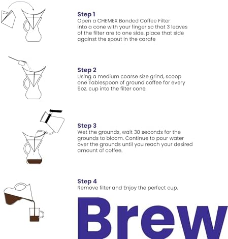 Chemex Pour-Over Glass Coffeemaker - Glass Handle Series - 8-Cup - Exclusive Packaging - Image 4