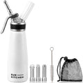 EurKitchen Aluminum Whipped Cream Dispenser - White by EurKitchen