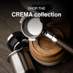 CREMA Arc Knock Box, White Base & Walnut Lid - Image 6
