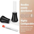 51mm Dosing Funnel and Espresso Distribution Tool Set, Magnetic Coffee Funnel, Espresso Tools Espresso Accessories (Black) - Image 4