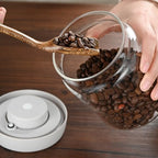 Sealed Glass Coffee Storage Canister Press Vacuum Seal Container for Bean Seasonings Dry Food User Friendly Glass Organizers - Image 7