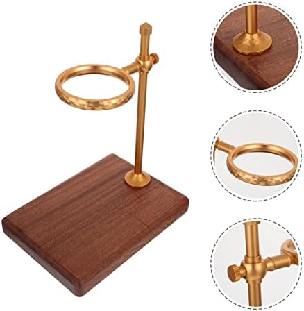 Coffee Filter Stand with Adjustable Height, Solid Wood and Alloy - Image 7