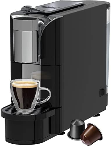 Capsule Coffee Maker & Milk Frother Black - Image 2