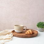Bosmarlin Ceramic Coffee Mug Set of 4, 16 Oz, Jumbo Latte Mugs, Dishwasher and Microwave, Unique Reactive Glaze (Brown Grey, 16 Oz) - Image 5