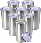 20oz Tumbler Insulated Coffee Tumblers with Lid Stainless Steel SS 8P by AEPDTD