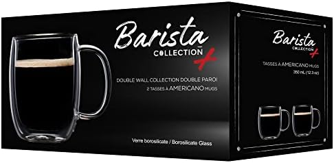 Safdie & Co. 2 PCS Set Insulated, Cappuccino Cups,Glass Coffee Mug, 350ml, Transparent - Image 5