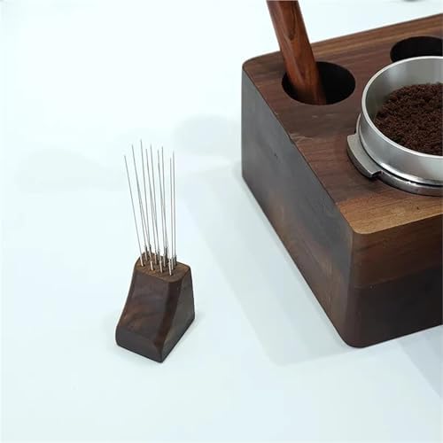 Coffee Distribution Needle Magnetic Holder WDT Tool Espresso Stirrer Anti-Clumping Even Extraction12 Needles Portable Home Bari - Image 6