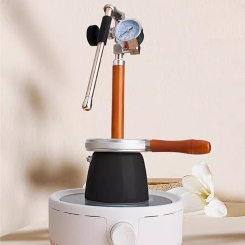 Outdoor Milk Frother, Steam Frothing Machine, Stainless Steel Kettle for Boiling Water, Adjustable Angle, with 3-Hole Nozzle and Air Pressure Gauge, for Picnics and Camping - Image 2