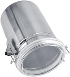 Cocoarm Stainless Steel Coffee Canister, Container Vacuum Sealed Storage Jar with Airtight Clamp Lid for Sugar Tea Bean (Extra Large 57L 13.1 X 14.4 X 18.5in) - Image 4
