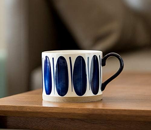 Koja Colorful Hand Painted Ceramic Mugs, 16 oz, Set of 4, Dishwasher Safe - Image 6