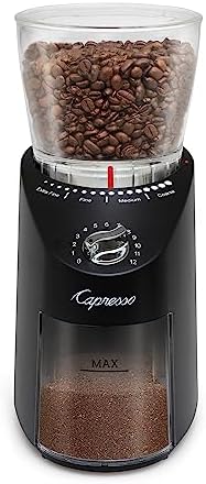 Capresso Infinity Plus Conical Burr Grinder, Black - Image 5