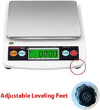 VisionTechShop VK-4C 0.1g Premium Food Kitchen Scale, Lb/Oz/Kg/g Switchable, Stainless Steel Plate Food Scale, LCD Display with Backlight, 10lb Max Capacity, 0.001lb Readability - Image 4