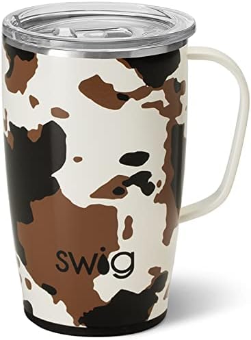 Swig Life 18oz Insulated Travel Mug with Handle & Lid, Hayride by SwigLife