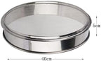 Stainless Steel Test Sieve Multiple Mesh Sizes (0.003-12.5mm) 15-40cm Diameter Silver(Mesh 0.022mm) - Image 4