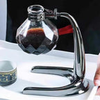 Glass Siphon Coffee Maker, Vacuum Technology Tabletop Pot for Brewing Hot Tea, Large Capacity for 3-4 Guests, Heat-Resistant -30°C to 180°C for Home and Office - Image 4