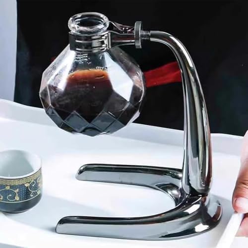 Glass Siphon Coffee Maker, Vacuum Technology Tabletop Pot for Brewing Hot Tea, Large Capacity for 3-4 Guests, Heat-Resistant -30°C to 180°C for Home and Office - Image 4