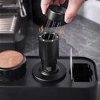 58mm Coffee Tamper and Distributor 2 in 1, 30 Pound Spring Loaded Calibrated Stainless Steel Espresso Hand Tamper with Distribution Tool for Home and Cafe - Image 5
