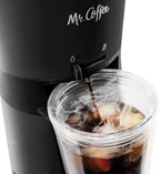 Coffee Tumbler Mr Coffee Iced Coffee Maker with Reusable Tumbler and Coffee Filter Black, 1 Count (Pack of 1) - Image 2