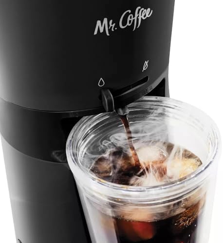 Coffee Tumbler Mr Coffee Iced Coffee Maker with Reusable Tumbler and Coffee Filter Black, 1 Count (Pack of 1) - Image 2
