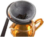 Ceramic Coffee Dripper – Reusable High-Density Paperless Steeper For Tea & Coffee, Compatible With Rotary Filter Holder Set ceramic coffee dripper(Dan Hong Cup) - Image 2