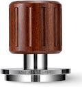 Spring Loaded Tamper 54mm For Breville with Click Feedback, Rosewood by KNODOS