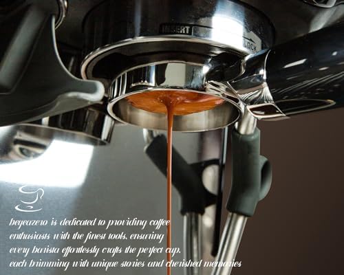 2024 upgrade 54mm Bottomless Portafilter | Bottomless Naked Portafilter | Fits Breville Barista Express and 54mm Breville Machines, Black - Image 6