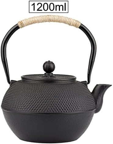 Iron Cast Teapot Tea Maker Tea Set with Stainless Steel Infuser Cast Iron Teapot Tea Kettle Tea Infuser Pot Household Indoor - Image 2