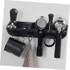 Wall Mounted Espresso Organizer for 51mm Machines, ABS Black - Image 6