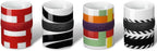 PO: DESIGN Ring Espresso Cup Set (4 cups - Designer: Frank Kerdil) - 2.02 oz / 60 ml Porcelain Demitasse Cups by Unknown