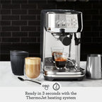 Breville BES500OLT Bambino Plus Espresso Machine, Olive Tapenade - Image 2