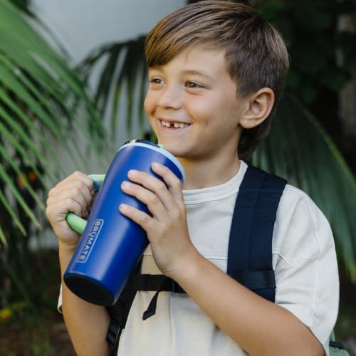BrüMate Era Flip 20oz Kids Tumbler with Covered Flip Down Straw | 100% Leakproof Insulated Kids Cup | Made of Stainless Steel | Cup Holder Friendly | 20oz (Java) - Image 4