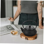 Cast Iron Teapot 0.3l Black for Xmas Natural Brewing Experience - Image 2