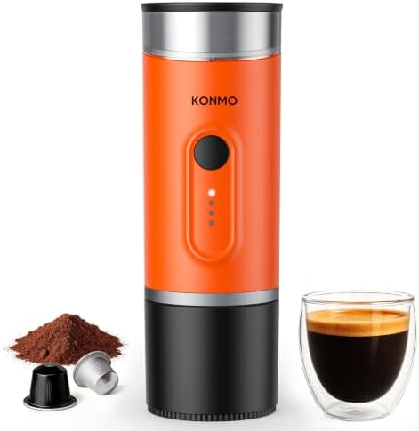 Portable Espresso Machine for Travel, Self-Heating Coffee Maker by EverydayElectronics