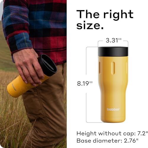 BOBBER 16 oz Leak-Proof Travel Coffee Mug – Dishwasher Safe, Vacuum Insulated Coffee Cup for Auto, Stainless Steel Reusable To Go Mug for Hot/Ice Coffee Tea – BPA-Free, Keeps Hot for 8 Hours (Orange) - Image 6
