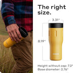 BOBBER 16 oz Leak-Proof Travel Coffee Mug – Dishwasher Safe, Vacuum Insulated Coffee Cup for Auto, Stainless Steel Reusable To Go Mug for Hot/Ice Coffee Tea – BPA-Free, Keeps Hot for 8 Hours (Orange) - Image 6