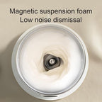 Milk Foam, Magnetic Levitation Foam, Intelligent Temperature Control, Silent Operation, Easy to Clean, White - Image 6