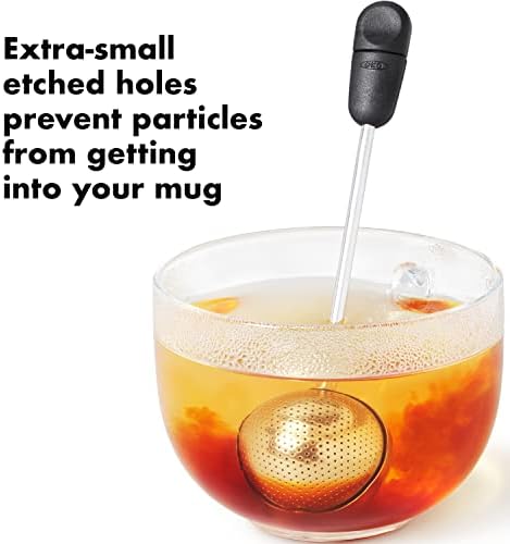OXO Brew Adjustable Temperature Kettle, Electric, Clear & BREW Twisting Tea Ball Infuser - Image 7