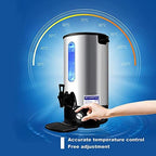 INTBUYING Stainless Steel Large Capacity Commercial Office Kitchen Hot Water Dispense Boiler Instant Boiling Machine Heater Electric Kettle Temperature Control for Coffee Tea with Faucet Tap-9.7L - Image 5
