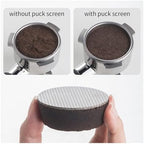1PCS Coffee Puck Screen 51/53.5 58.5MM 316 Stainless Steel Portafilter Filter Plate Lower Shower For Espresso Machine 150um(2 Grooves Wood Hold) - Image 5